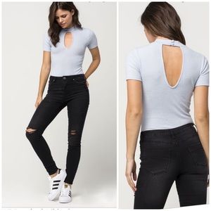 Mock neck body suit. 5/$25